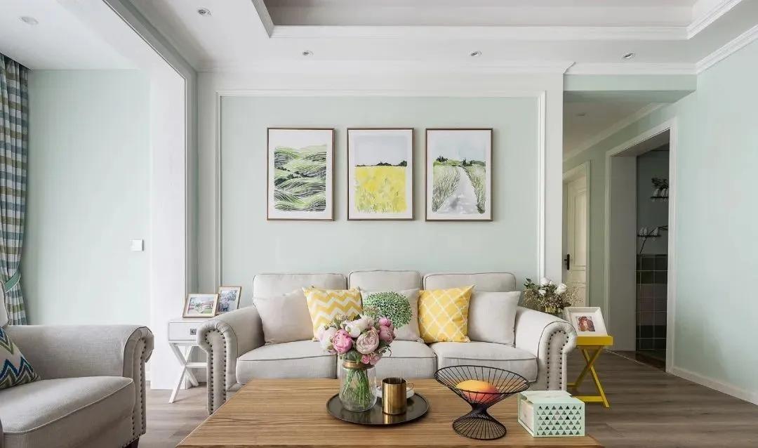 广州装修公司田园风格室内装修效果图-客厅沙发 广州装修公司田园风格室内装修效果图-客厅沙发