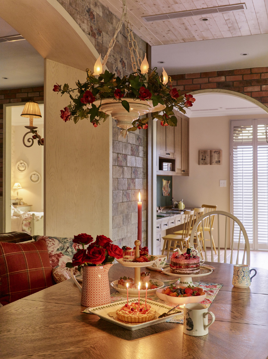 南航碧花园别墅360平米田园风格装修案例-餐厅 南航碧花园别墅360平米田园风格装修案例-餐厅