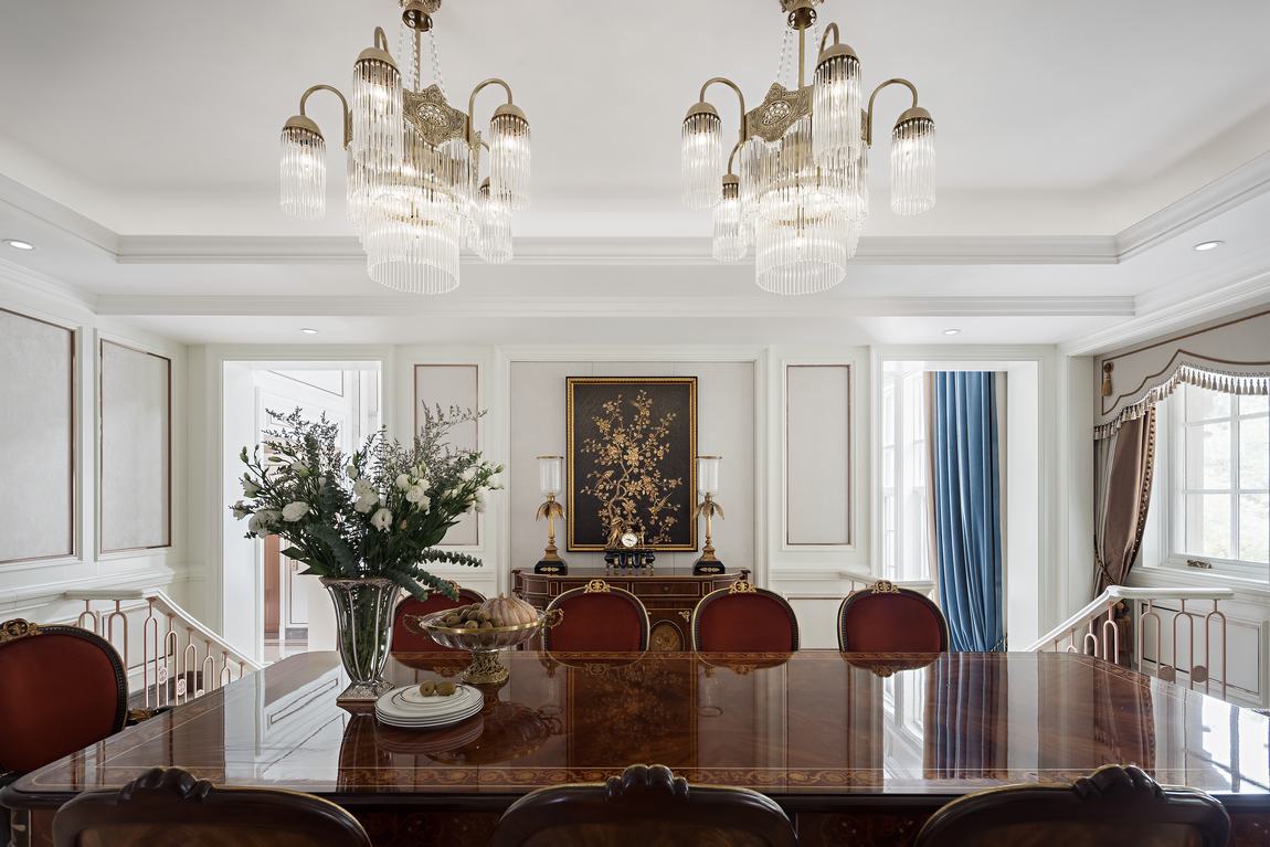 欧式奢华风格家装设计室内装修效果图-餐厅 欧式奢华风格家装设计室内装修效果图-餐厅